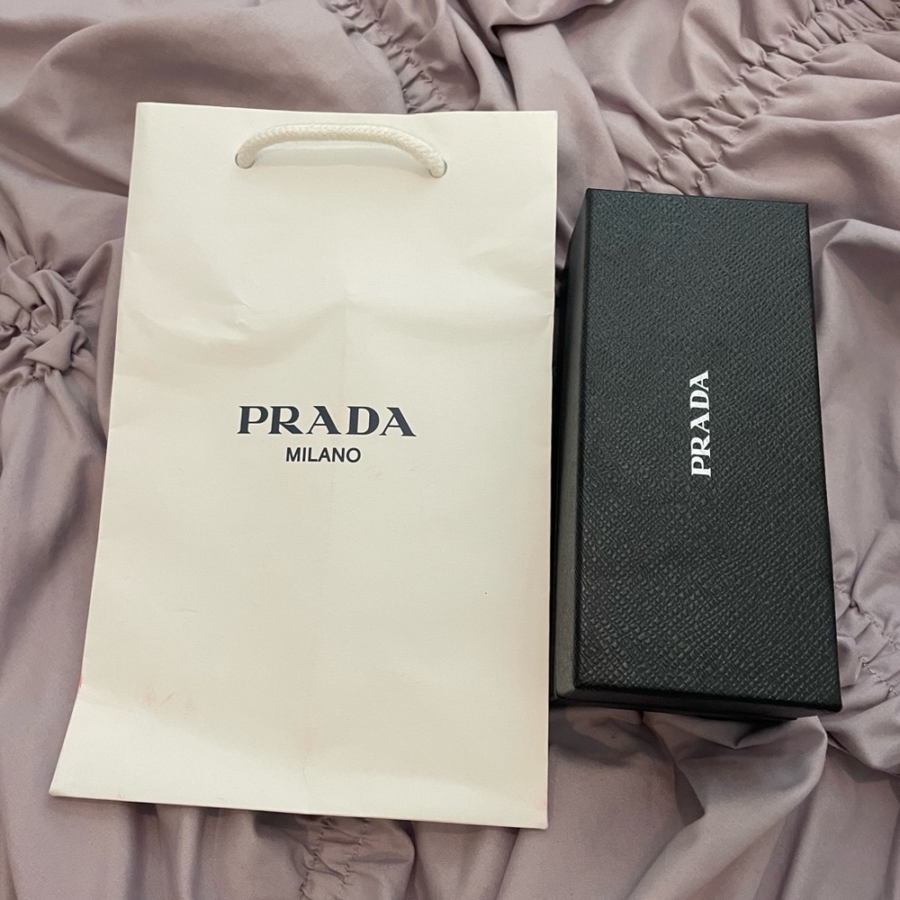 Authentic Prada gift bag and box
